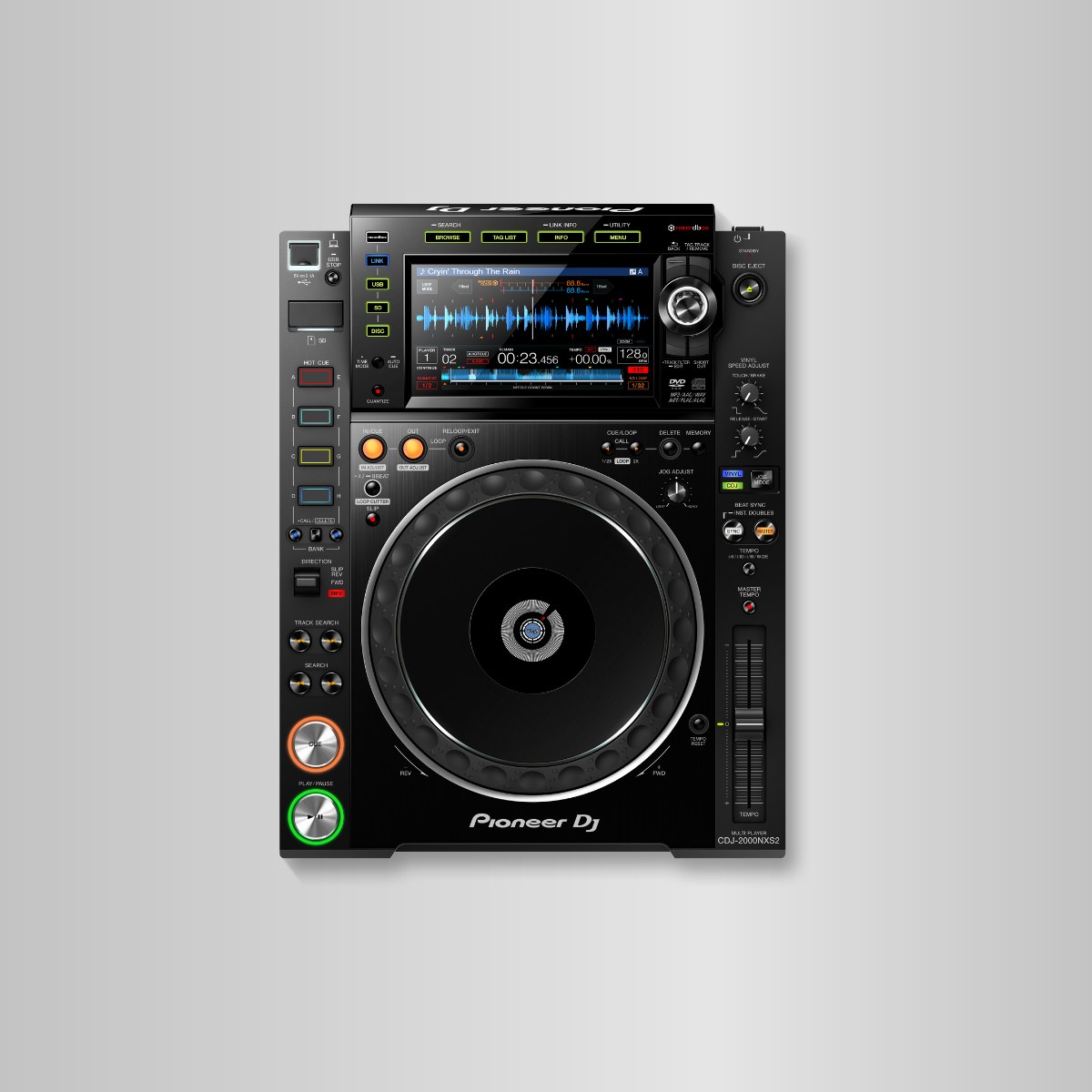 Pioneer CDJ-2000NXS2 mieten bei Flux Rentals – Club-Standard, geprüft