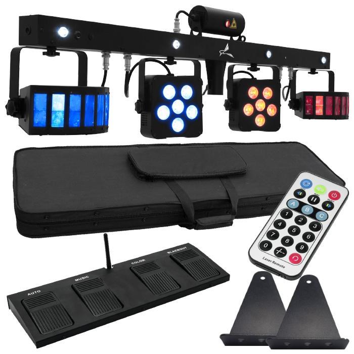 Eurolite LED KLS Laser Bar Pro FX-Set mieten – Lichteffekt für Party & Bühne – 4