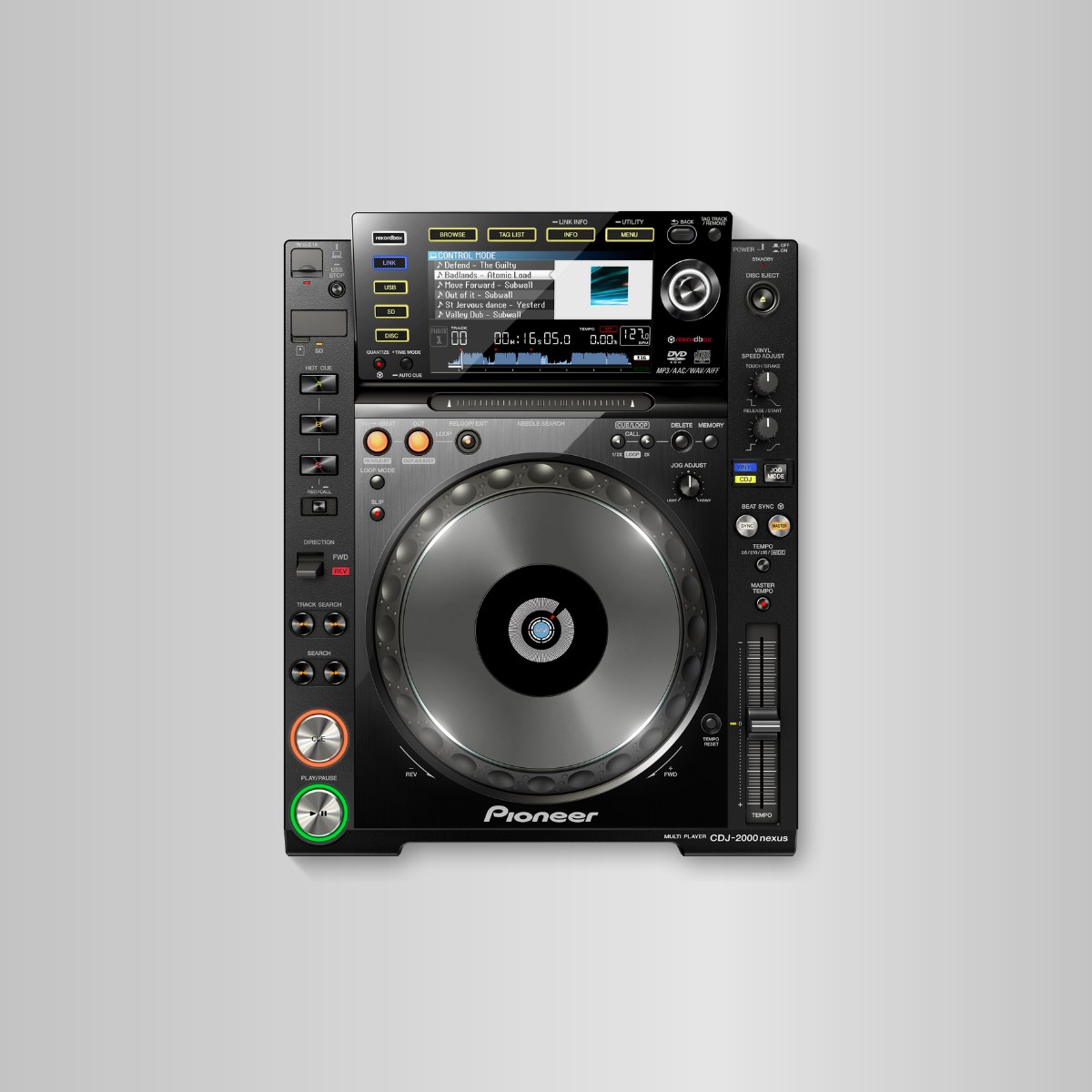 Pioneer CDJ-2000 Nexus mieten bei Flux Rentals – Club-Standard, geprüft