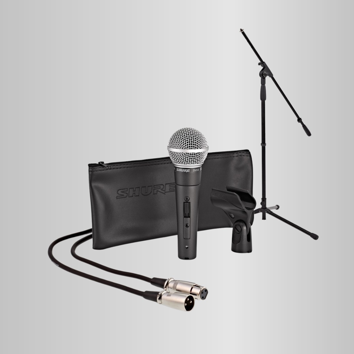 Shure SM58-S Mikrofon mieten bei Flux Rentals – Profi-Mikrofon