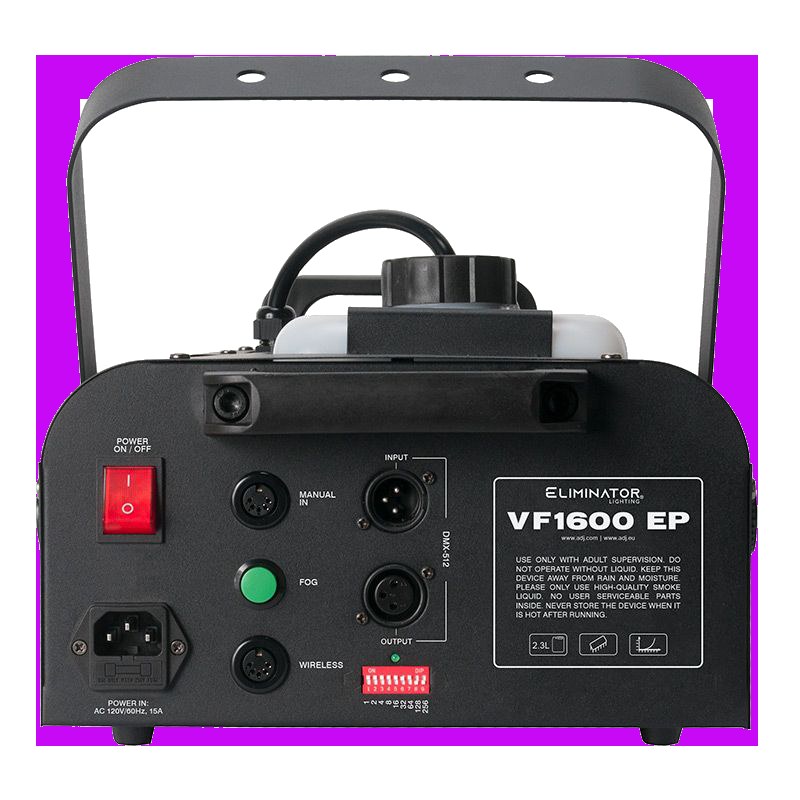 Nebelmaschine Eliminator VF1600 EP mieten bei Flux Rentals – 1600 W – 3