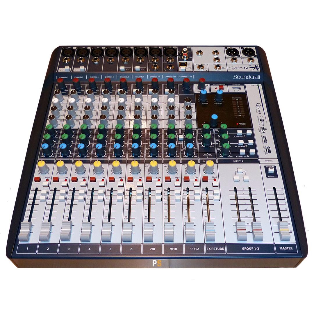 Soundcraft Signature 12 Live Mixer mieten in Trittau – Eventtechnik