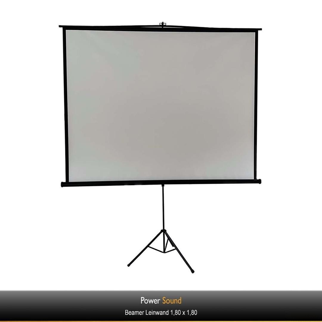 Beamer Leinwand 1.80m x 1.80m mieten in Trittau – Miettechnik