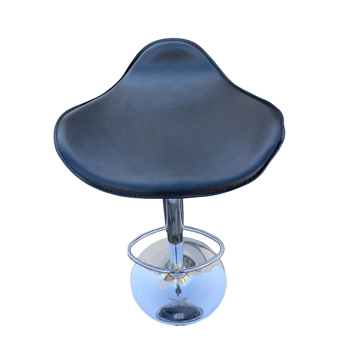 Barhocker Lederschale Schwarz mieten