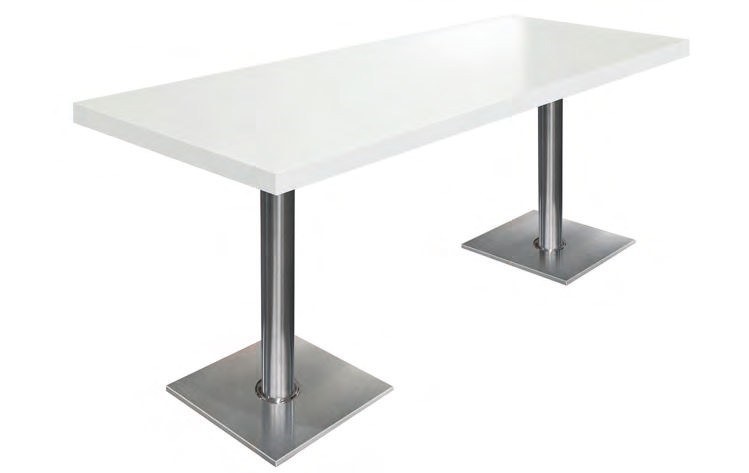 Sitztisch Design White 200 mieten