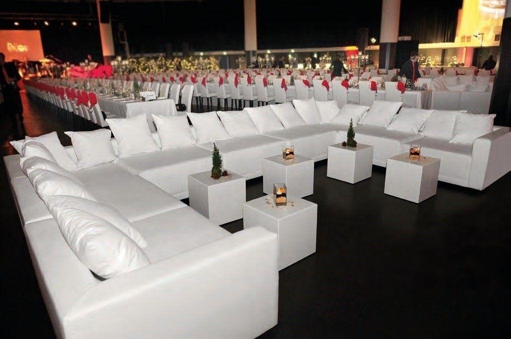 Lounge Couche / Sitzelement / weiß mieten – 3