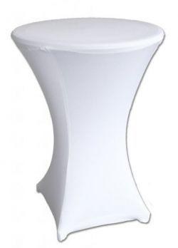Stehtisch Ø 80cm mit Stretchhusse Klappbar mieten