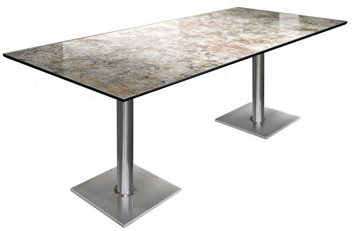 Sitztisch Champ Vintage Silver mieten