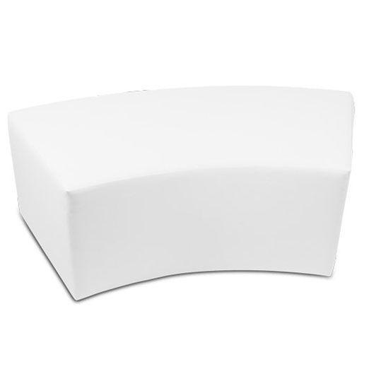 Lounge Sitzelement / Sitzbank / Swing weiß curved 60 / 30 und 90 Grad mieten