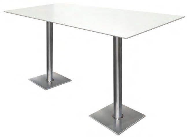 Hochtisch Champ White 200 mieten