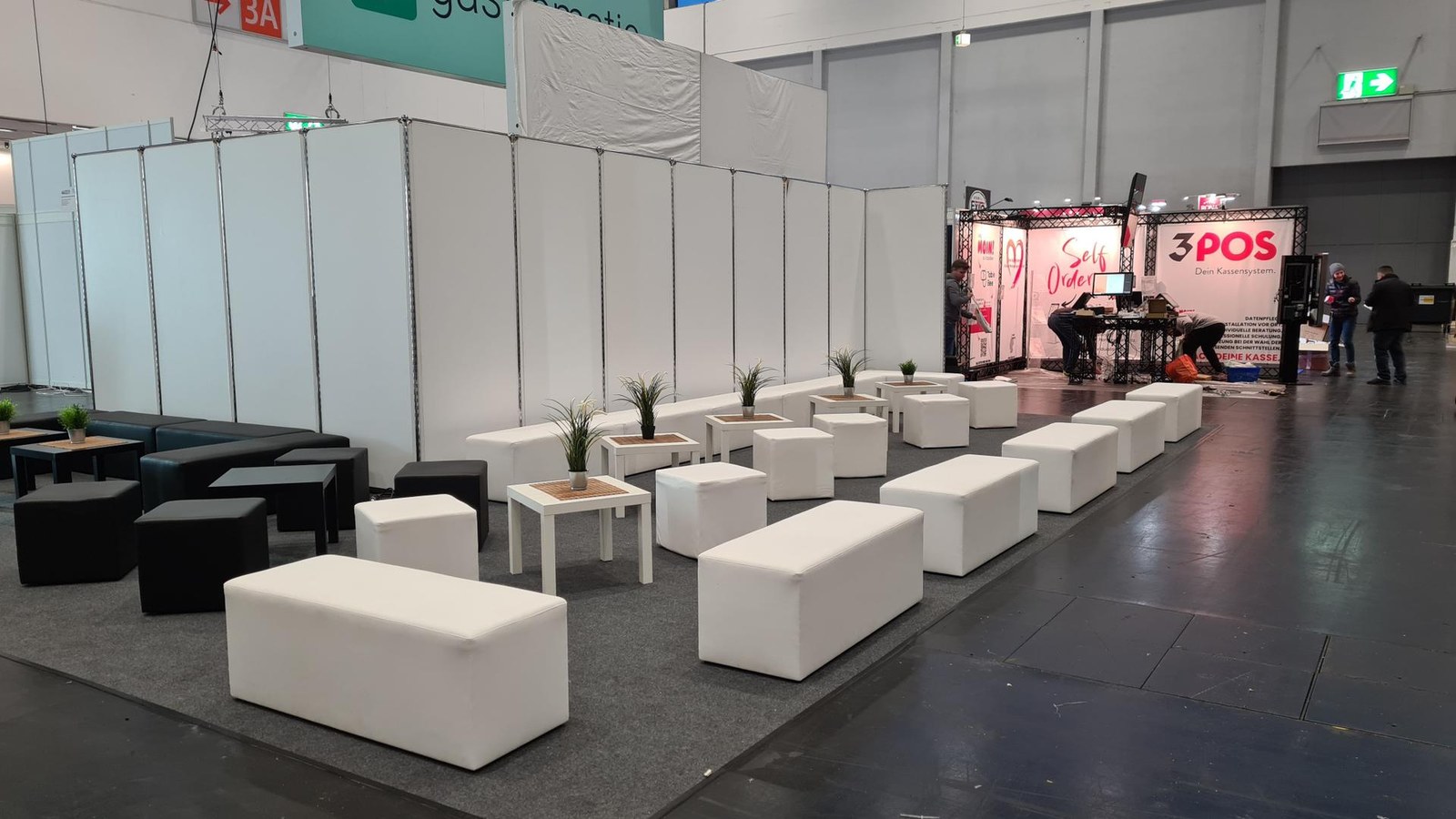 Loungemöbel Set, Sitzbank, Sitzwürfel, Loungetisch mieten – 3