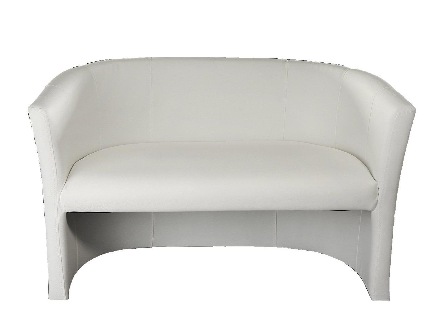Lounge Couche / Club Couche weiß mieten