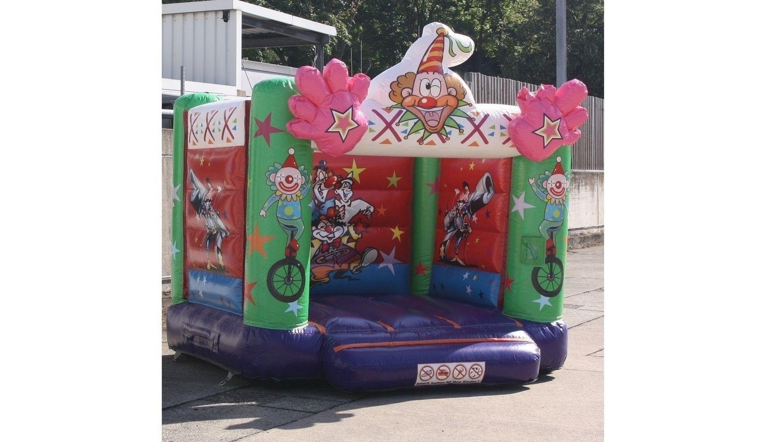 Hüpfburg 3,0 x 3,0 Crazy Clown mieten in Hannover bei unserem Team