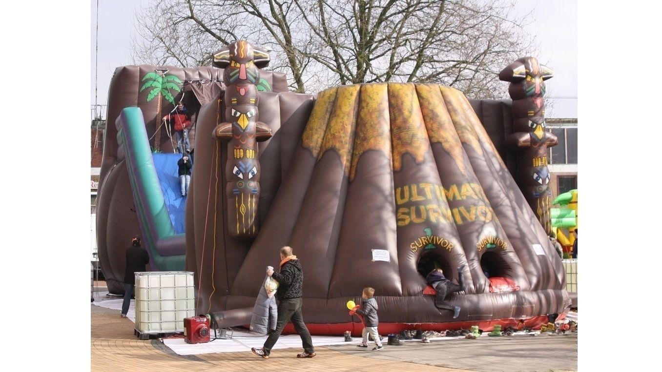 Hüpfburg Survival Seilbahn mieten in Hannover – Kinderspaß fürs Fest