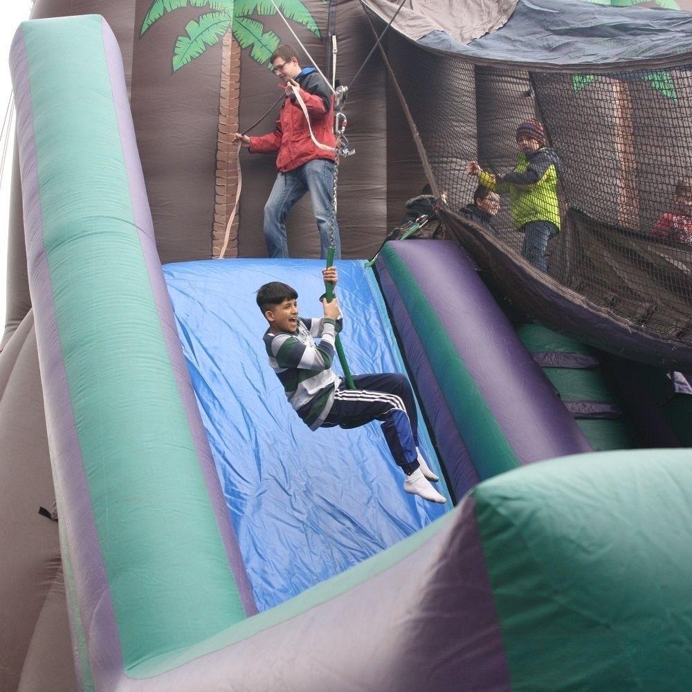 Hüpfburg Survival Seilbahn mieten in Hannover – Kinderspaß fürs Fest – 3