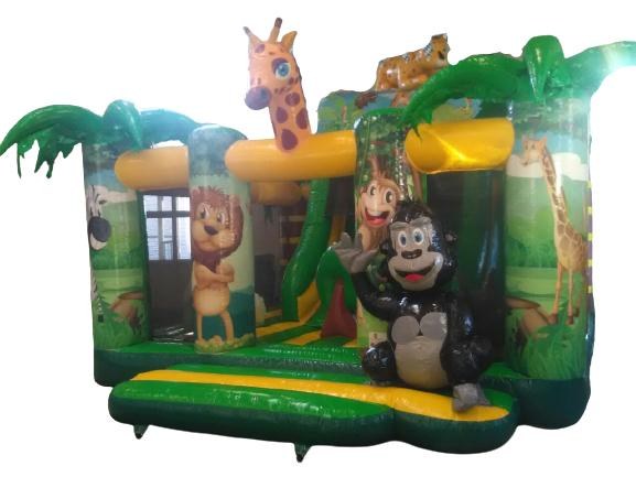 Dschungel Multiplay Hüpfburg mieten in Böblingen – Hüpfburg