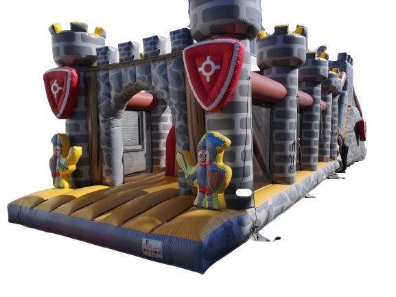 Hüpfburg Hindernisbahn Schloss mieten in Böblingen – Hüpfburg