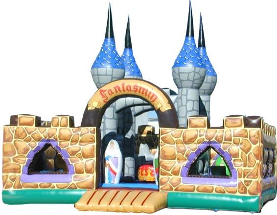 Fantasy Schloss Hüpfburg mieten in Böblingen – Hüpfburg