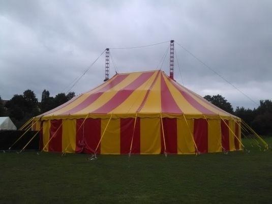 Zirkuszelt Ø 24m mit 2 Masten mieten in Böblingen – Eventtechnik