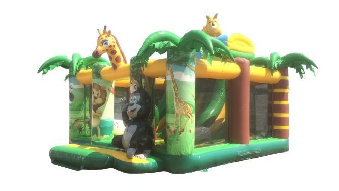 Dschungel Multiplay Hüpfburg mieten in Böblingen – Hüpfburg – 2