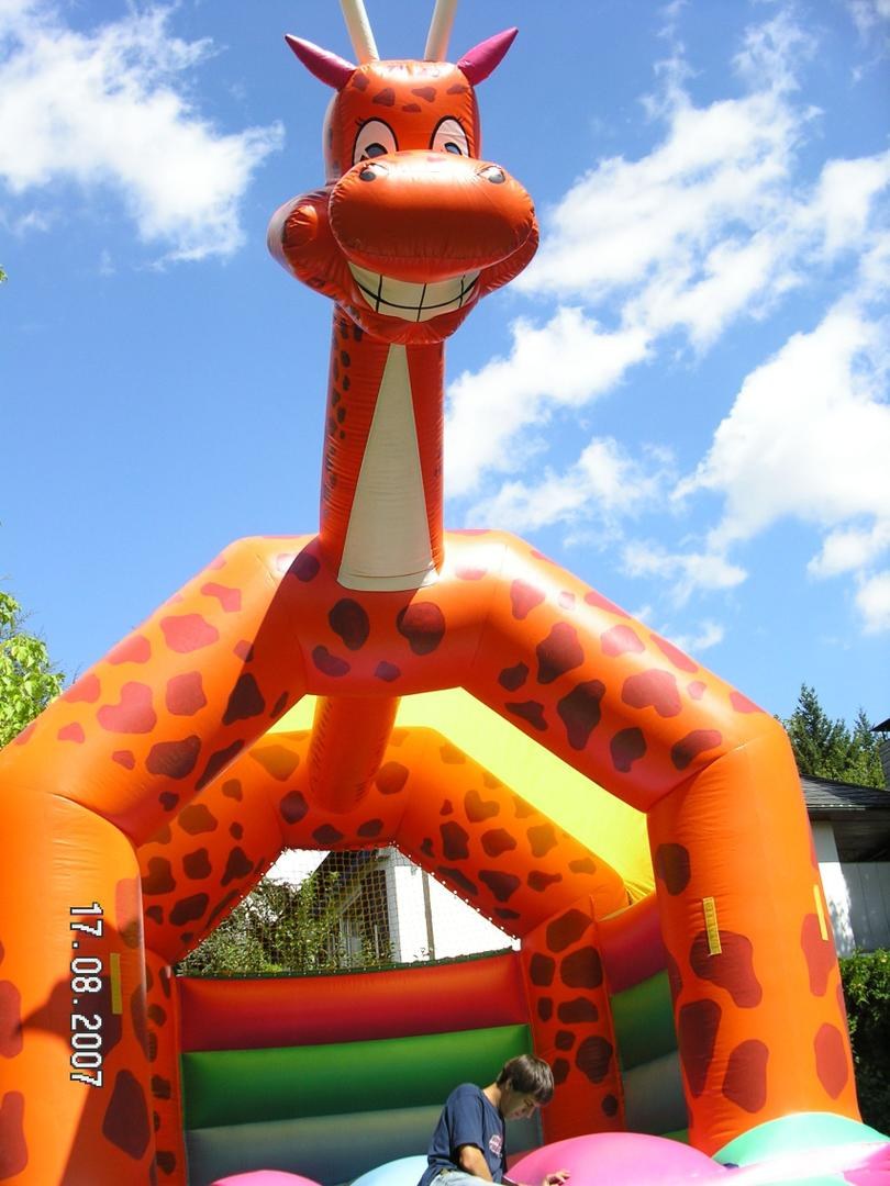 Hüpfburg Giraffe mieten in Eibelstadt – Kinderspaß fürs Fest – 2
