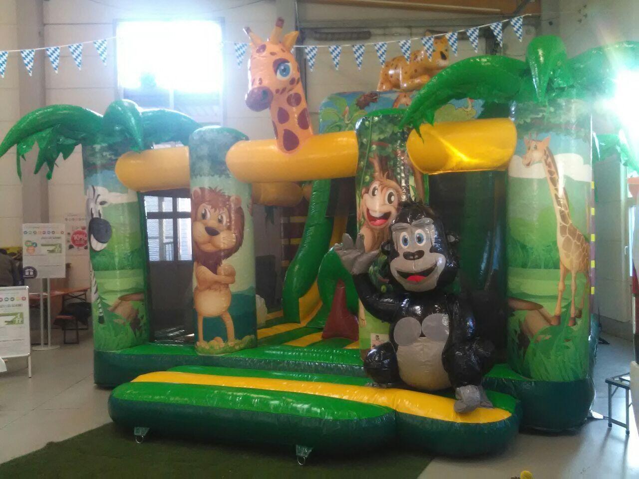 Hüpfburg Jungle Multiplay mieten in Eibelstadt – Hüpfburg – 2