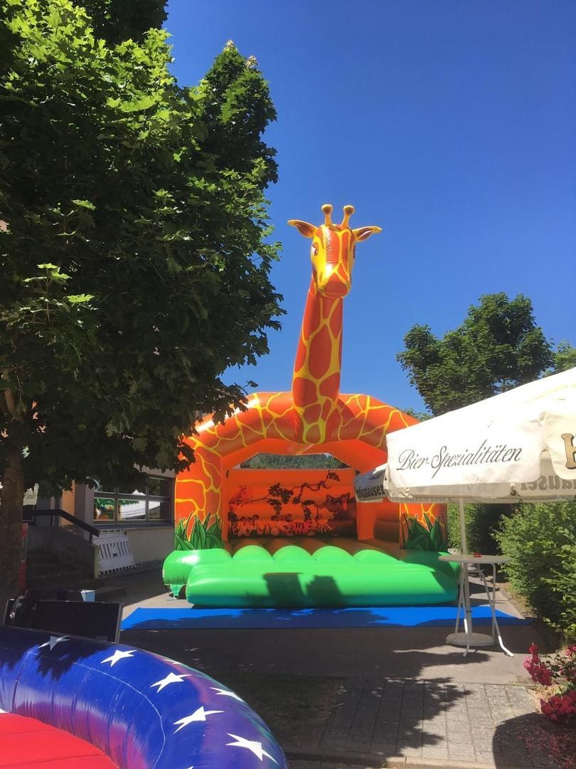 Hüpfburg Giraffe groß mieten in Eibelstadt – Kinderspaß fürs Fest – 2