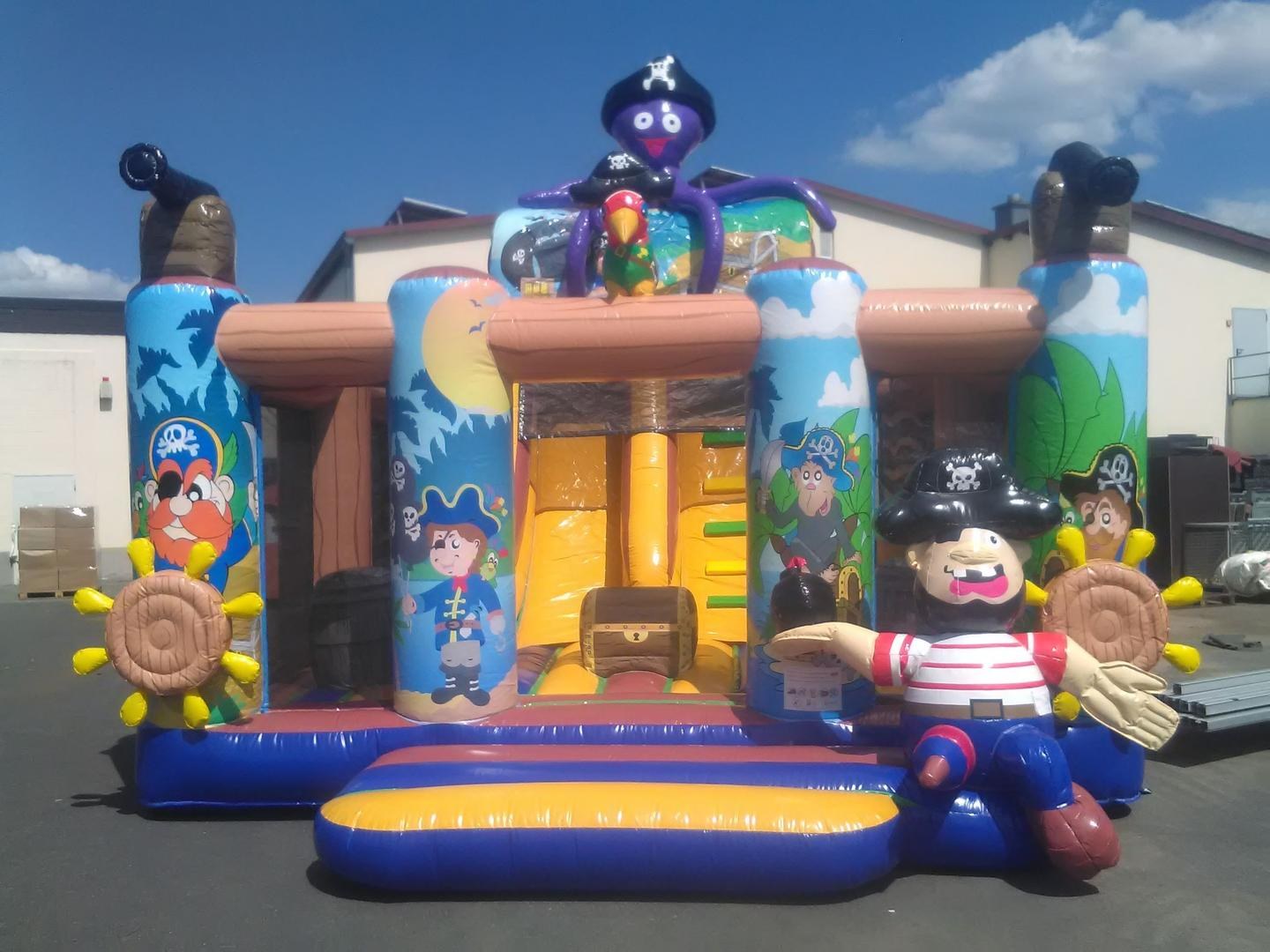 Hüpfburg Piraten Multiplay mieten in Eibelstadt – Kinderspaß fürs Fest – 2