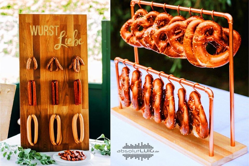 Brezelständer Wurst Wall Donuts Sektempfang mieten in Waltrop