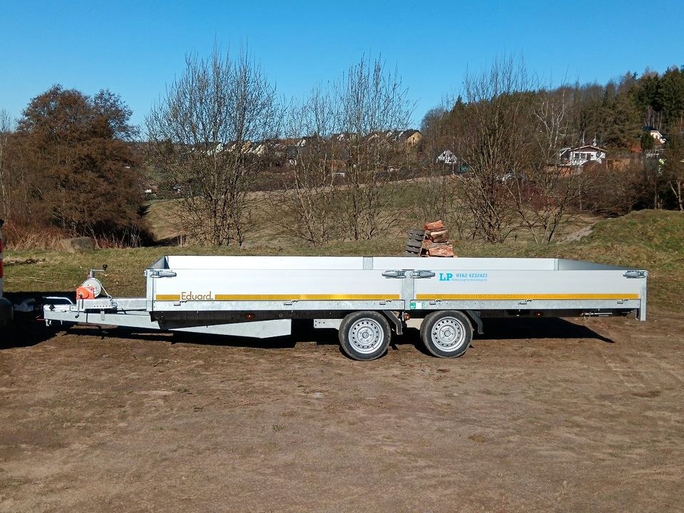 Anhänger 5 Meter Trailer Fahrzeugtransport mieten in Dippoldiswalde – 2