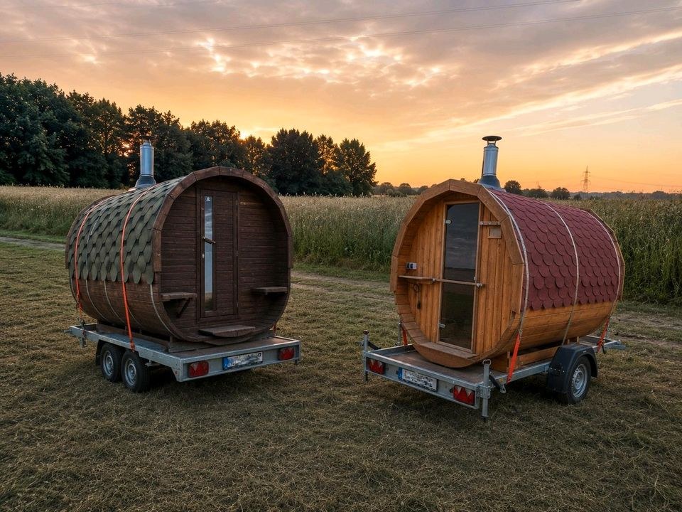 Sauna Mobile Holz Fasssauna Banja Mietsauna☀ mieten in Darmstadt – 3