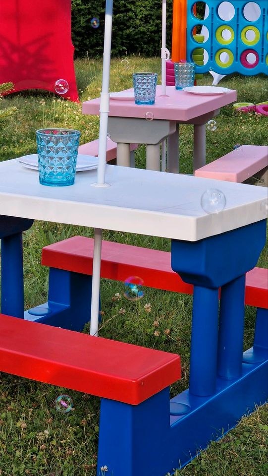 Kinder Sitzgruppe Picknicktisch 3-6 Jahre mieten in Deutsch Evern – 2