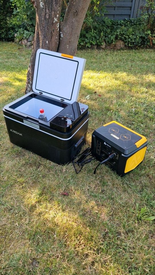 Kompressor-Kühlbox auch mit Powerstation mieten in Deutsch Evern