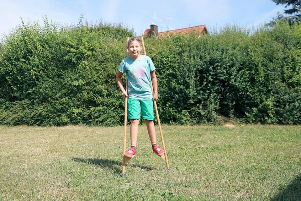zweier Set Pedalo Stelzen 170cm (4Stk) Stelzenlaufen mieten in Deutsch Evern