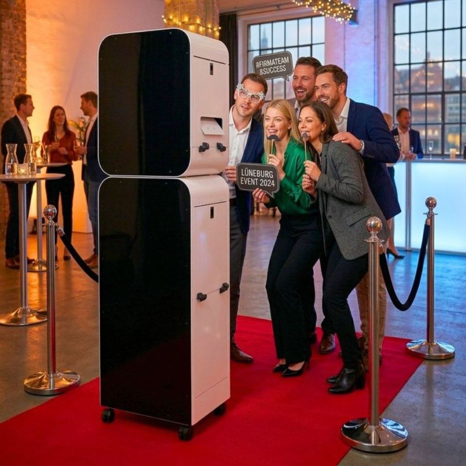 Fotobox Lüneburg & Region Full-Service & Druckfunktion mieten bei Fetenkidz Events René Mü