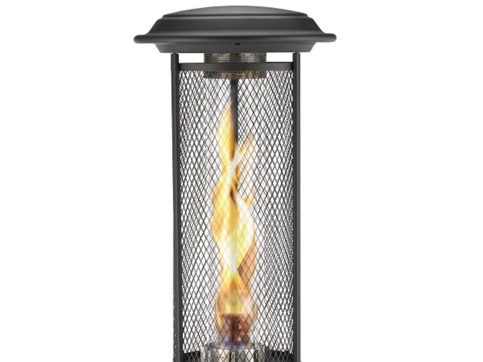 Terrassenfeuer Gas Heizstrahler Feuersäule mieten in Deutsch Evern – 2