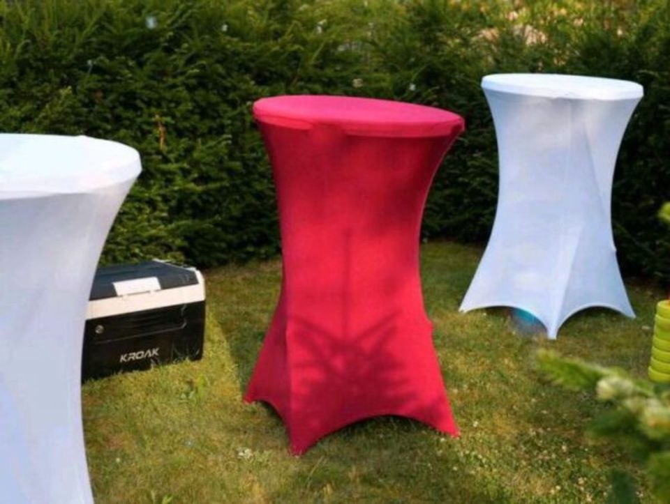 Stehtisch mit und ohne Husse mieten in Deutsch Evern – für Empfang & Party