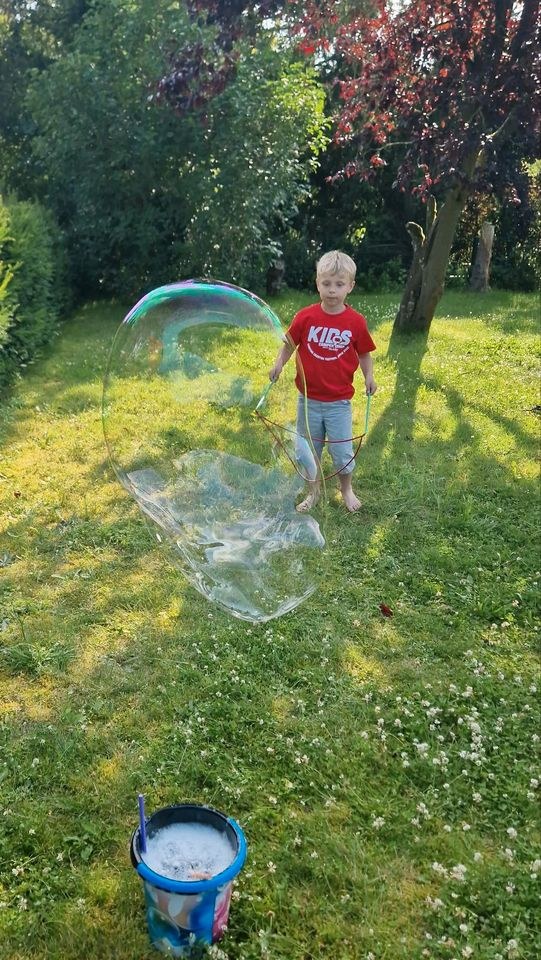 Riesenseifenblasen Set Kindergeburtstag Spiele mieten – 3