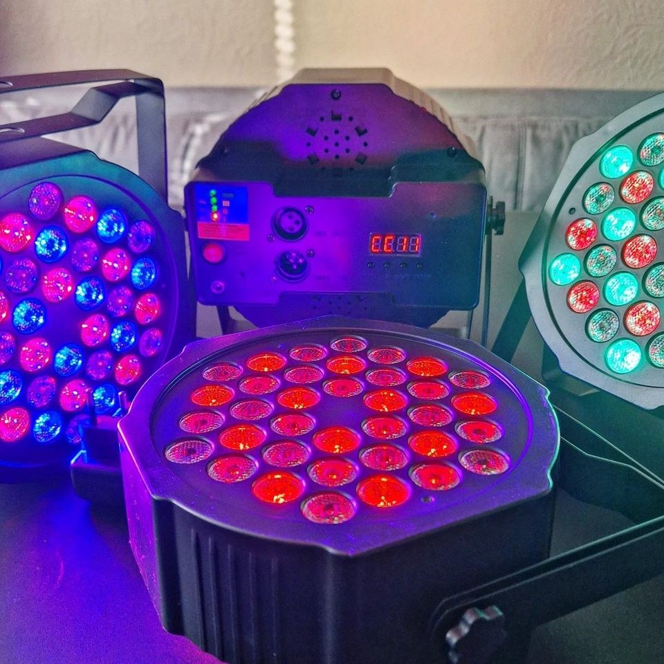 AKKU LED-Strahler DMX Sound Disco Bühnenlicht Party mieten – 2