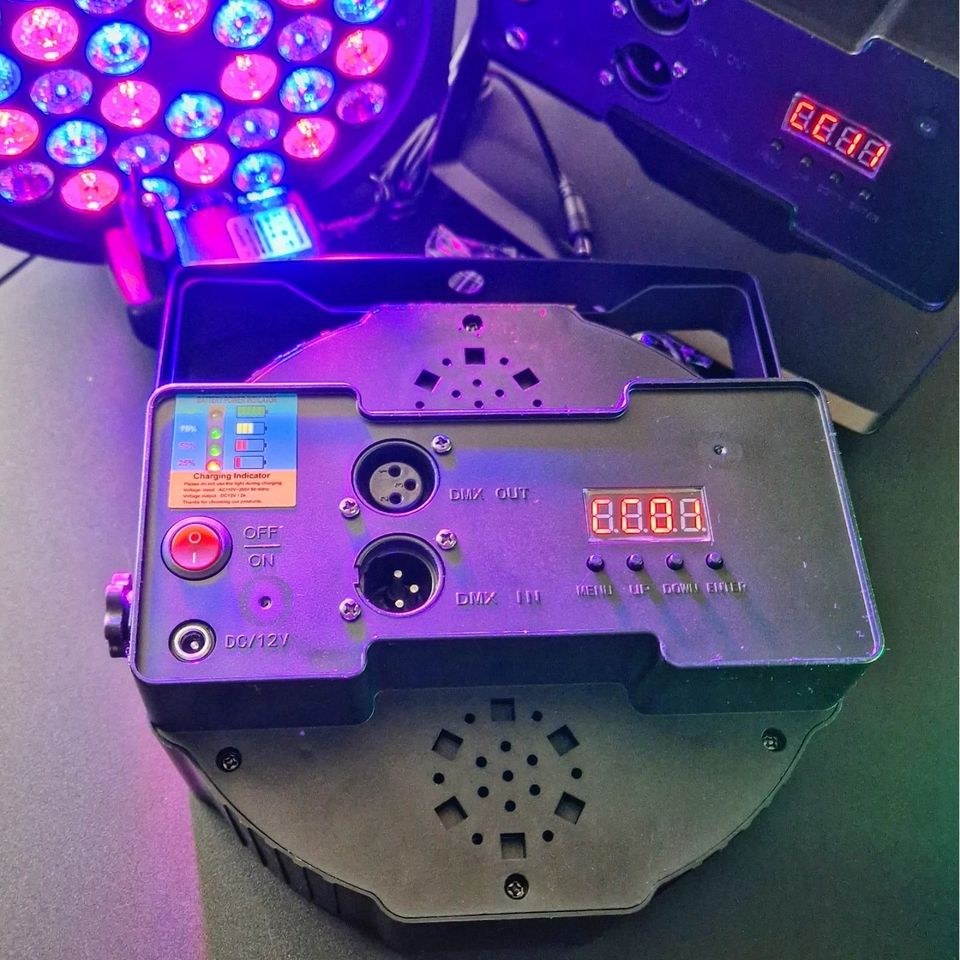 AKKU LED-Strahler DMX Sound Disco Bühnenlicht Party mieten – 4