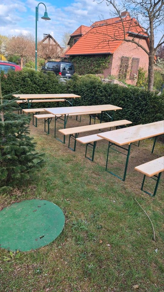 Festzeltgarnituren Bierzeltgarnitur Biertisch mieten – 3