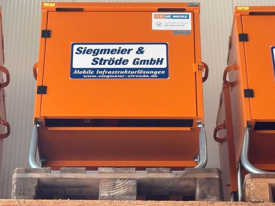 Diverse Stromverteilungen Baustromverteiler mieten bei Grossmann & Siegmeier