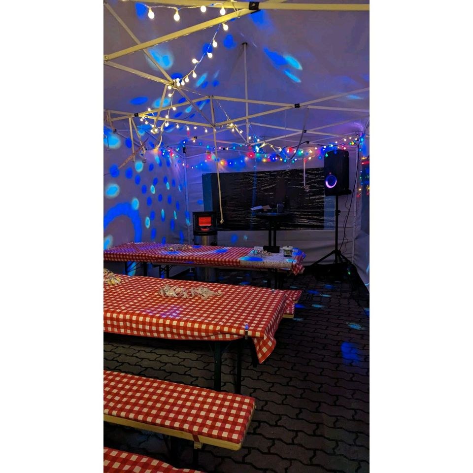 Faltpavillon 3x3m Partyzelt mieten in Suhl – in Minuten aufgebaut