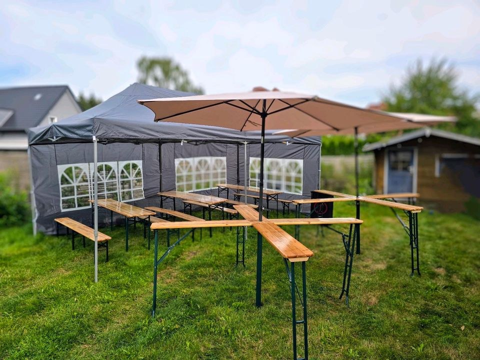 Party-Set 50 Personen mit Pavillon mieten in Herford