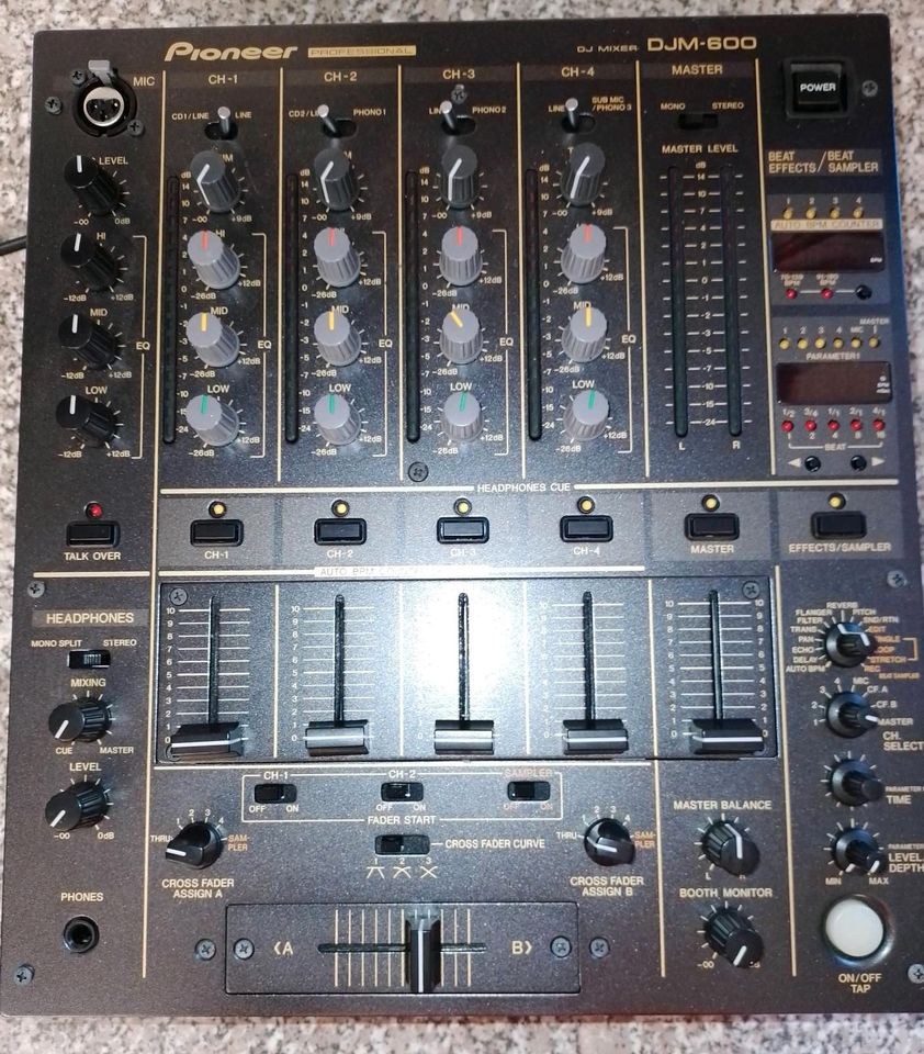 MIETEN |DJ Mischpult |Pioneer DJM 600