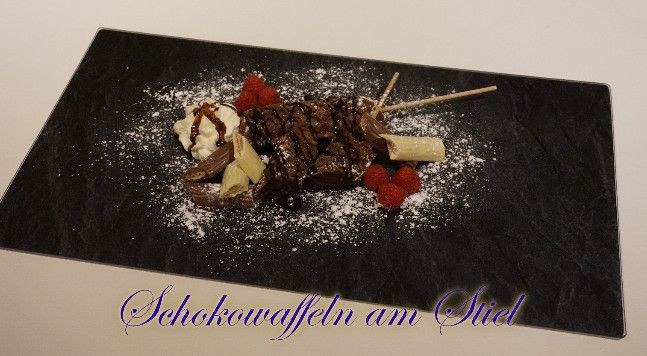 MIETE | Waffeln am Stiel - Corn Dog Maker - Lolly Waffeln | 6-fach Eisen – 4