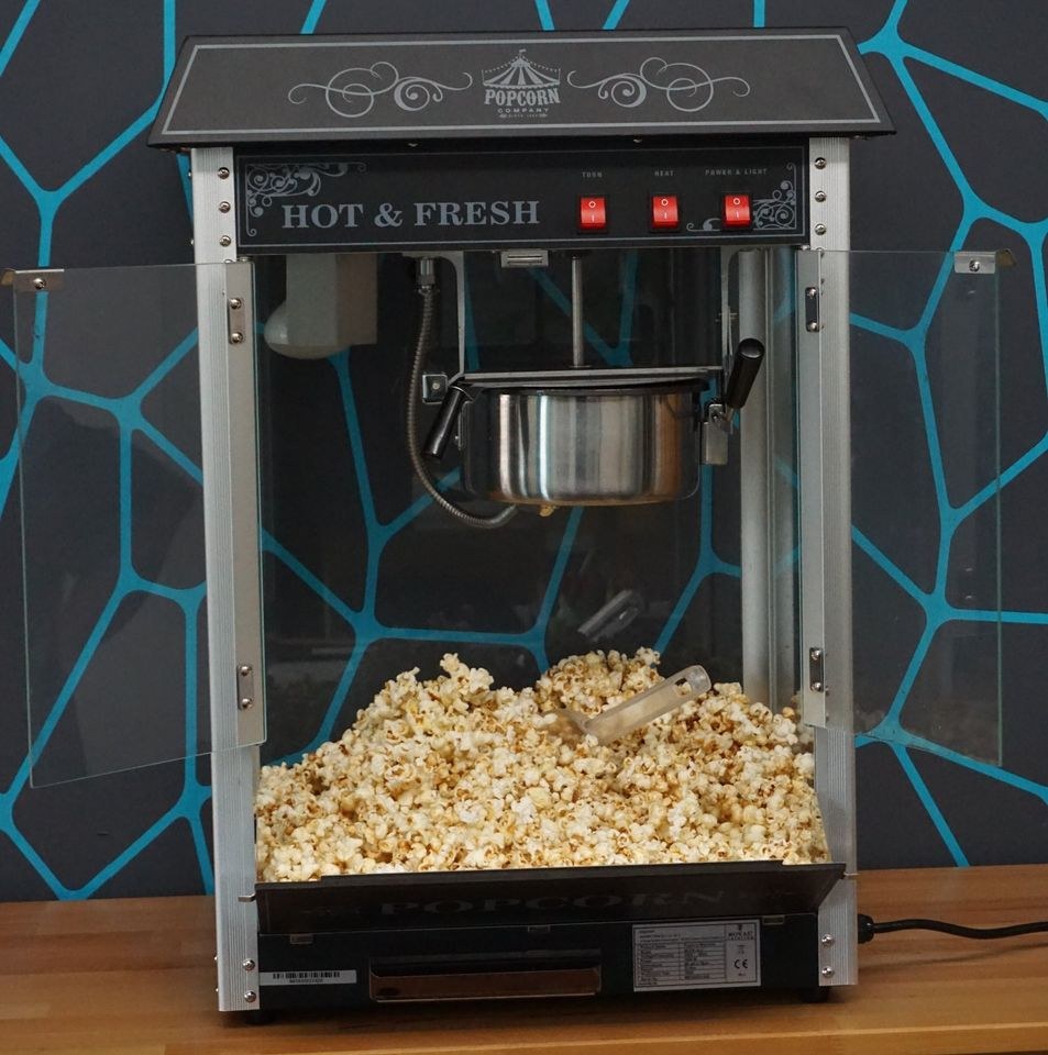 MIETE | Popcornmaschine | mit Popcornmais und Popcorntüten