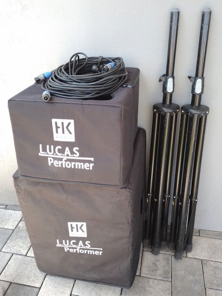 MIETE | Kleines Lautsprecher System - HK Audio LUCAS - für bis zu 150 Personen * – 2