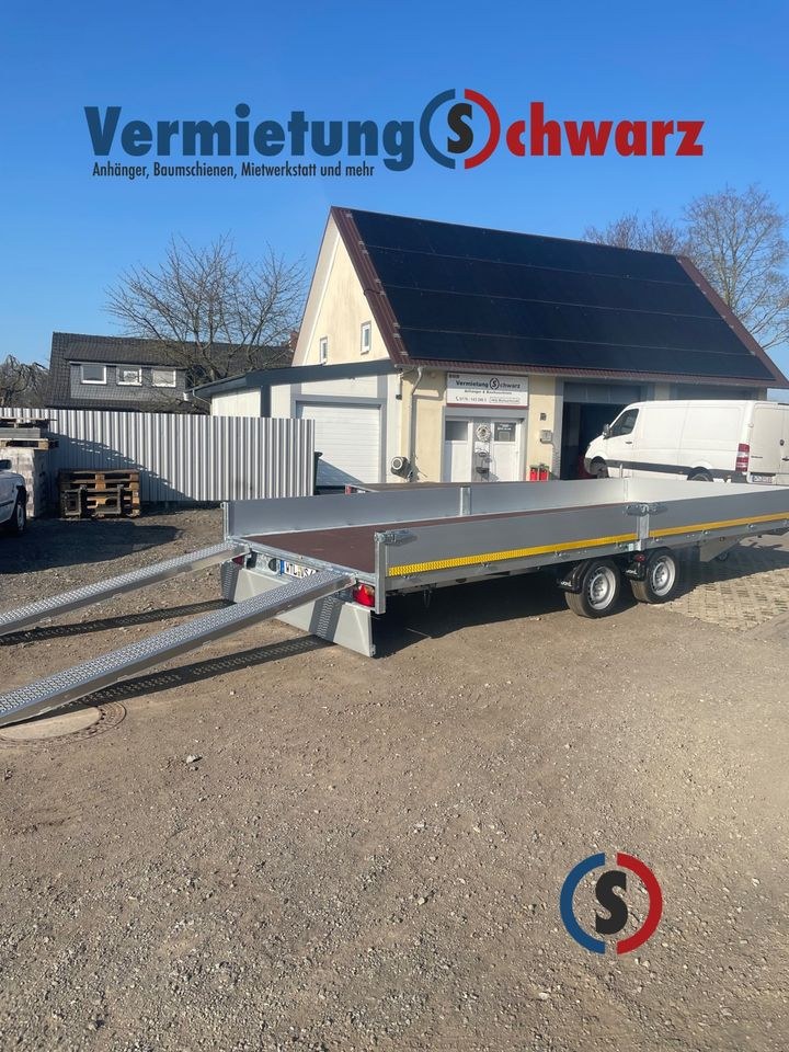 Autotransporter Trailer Tieflader Anhänger mieten in Bad Essen – 4