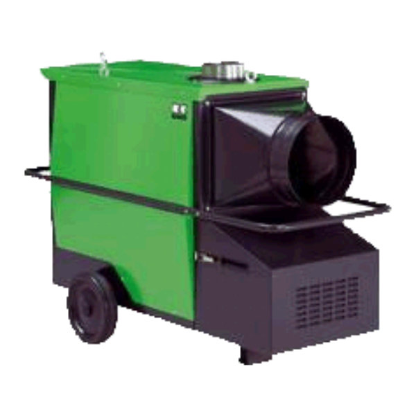 Ölheizgerät Remko 120 kW, 230V im Set mieten – Mobile Ölheizer, ab 371 € netto/Woche